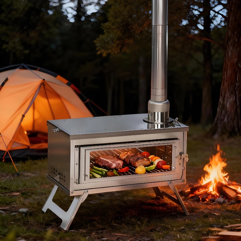 Camping Cooking Must Haves - Необходимая печь для барбекю из нержавеющей
