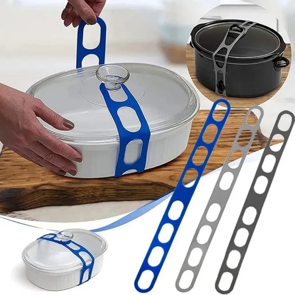 Camping Cooking Gadgets - Многоразовый силиконовый эластичный держатель для крышек