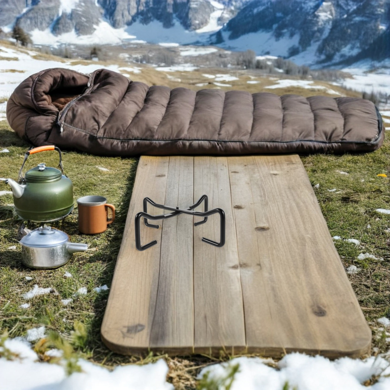 Camping Cooking Dutch Oven - Чугунная складная подставка для крышки голландской