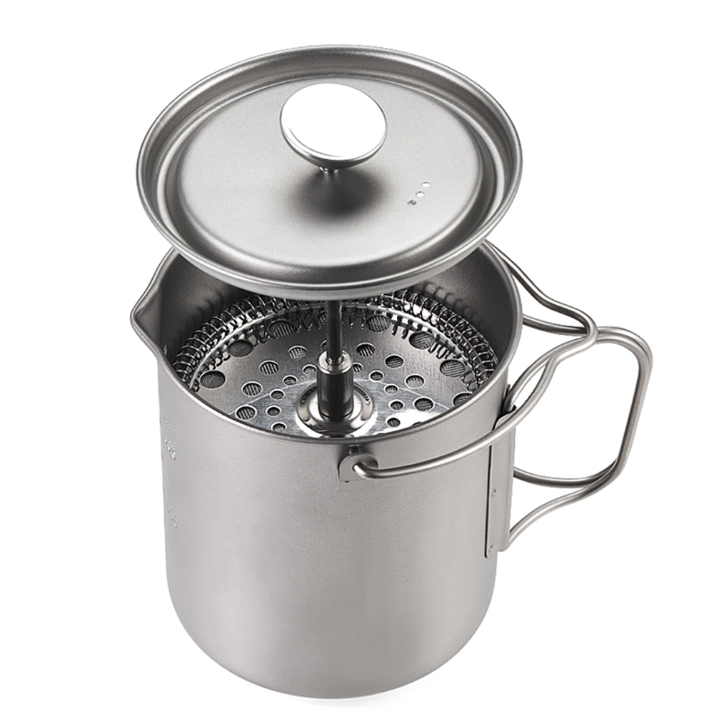 Camping Cooking Gadgets - Титановая кофейная чашка Lixada 750 мл,