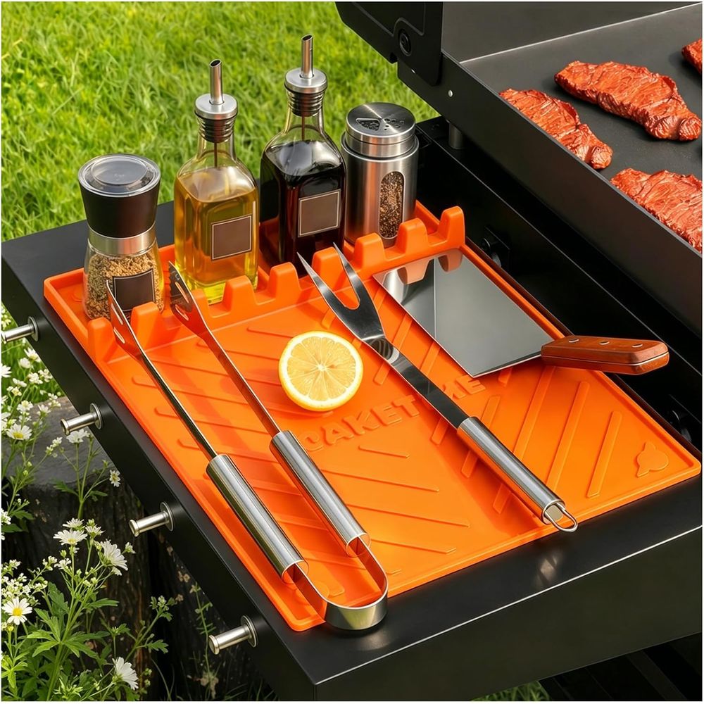 Camping With Cooking - Силиконовые коврики для гриля или аксессуары