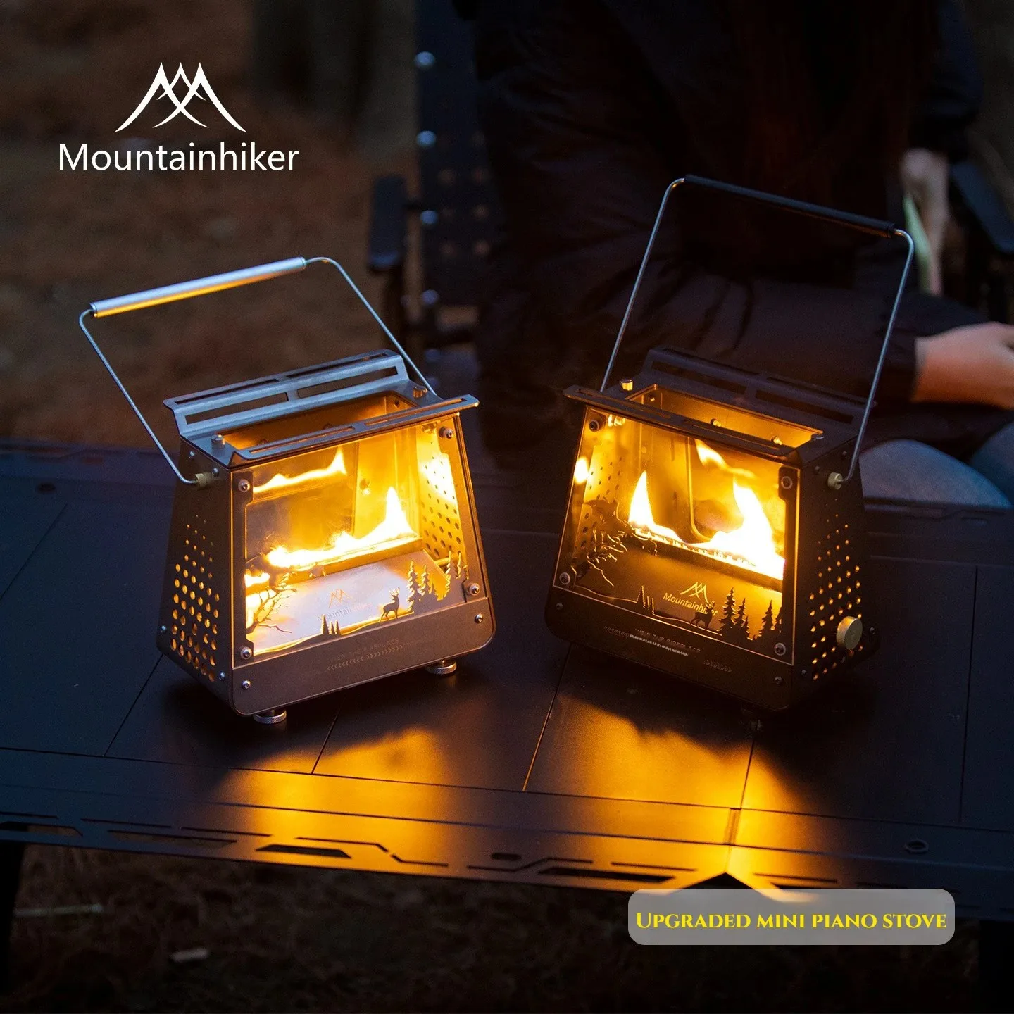 Camping Cooking Fuel - Портативная мини-печь MOUNDAINHIKER из нержавеющей стали,