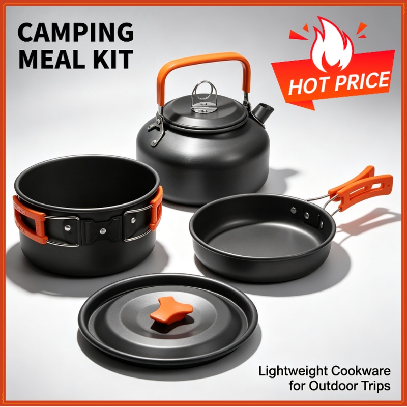 Camping Cooking Gadgets - Набор для кемпинга: походная посуда, дорожная