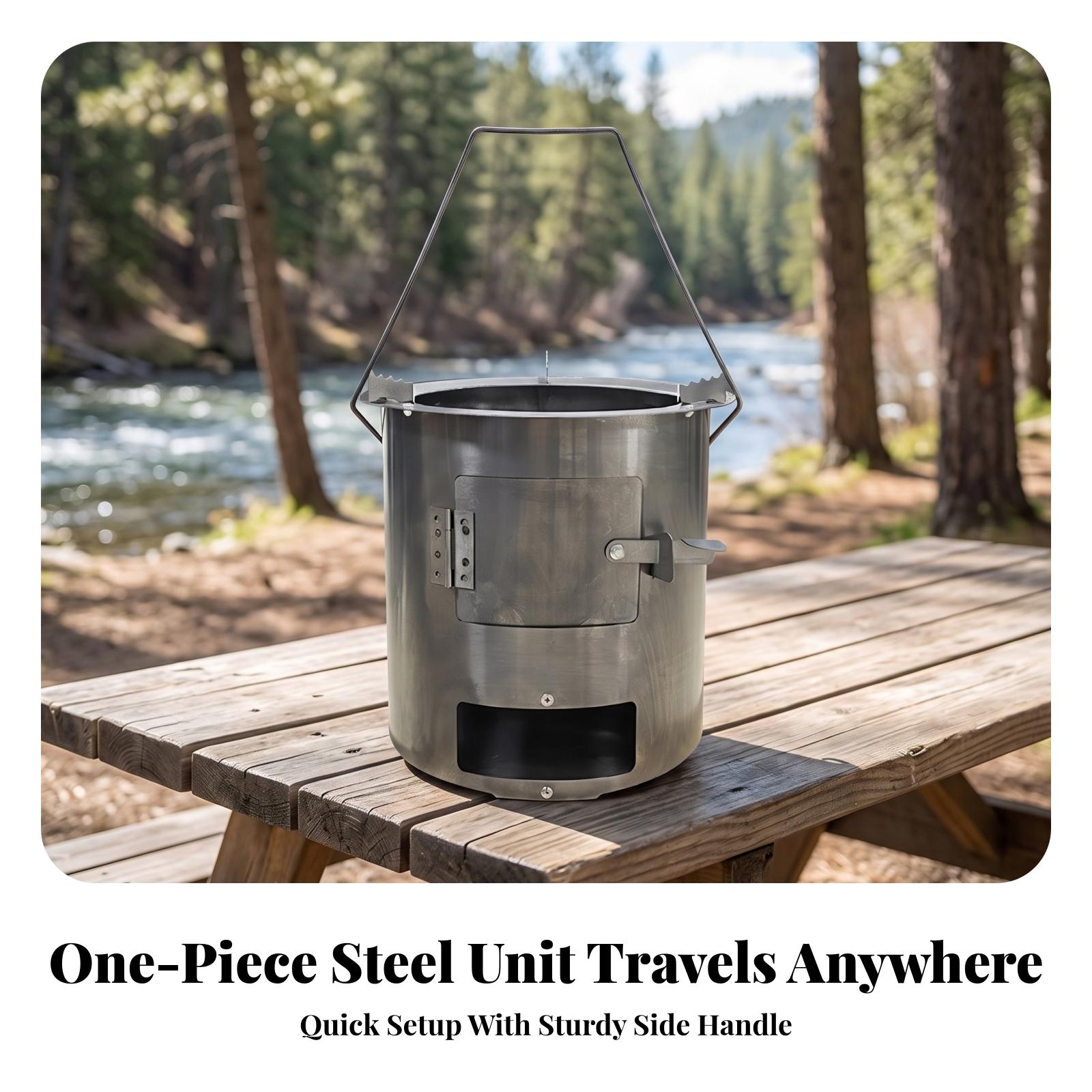 Экономичная дровяная печь для  – обзор и цена Camping Cooking Meals