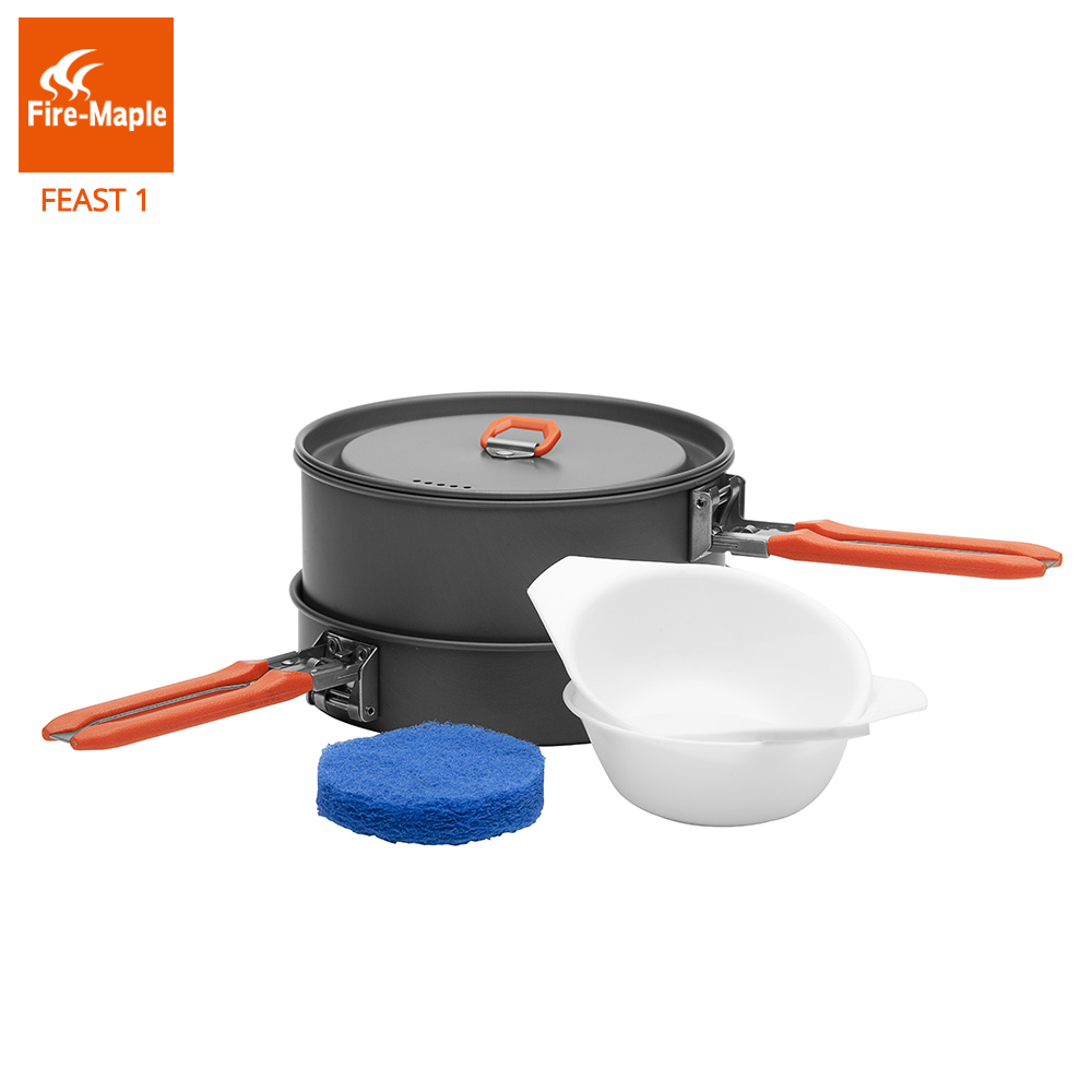 Огонь Клен праздник 1 Открытый – обзор и цена Camping Cooking Gear Set