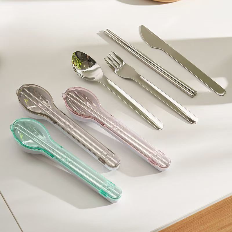 Портативный набор столовых при – обзор и цена Camping Cooking Utensils