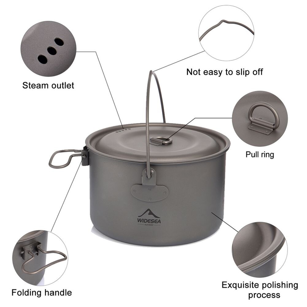 Widesea посуда для кемпинга, т – обзор и цена Camping Cooking Gear Set