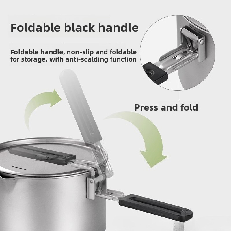 Легкий набор посуды из чистого – обзор и цена Camping Cooking Set With Kettle