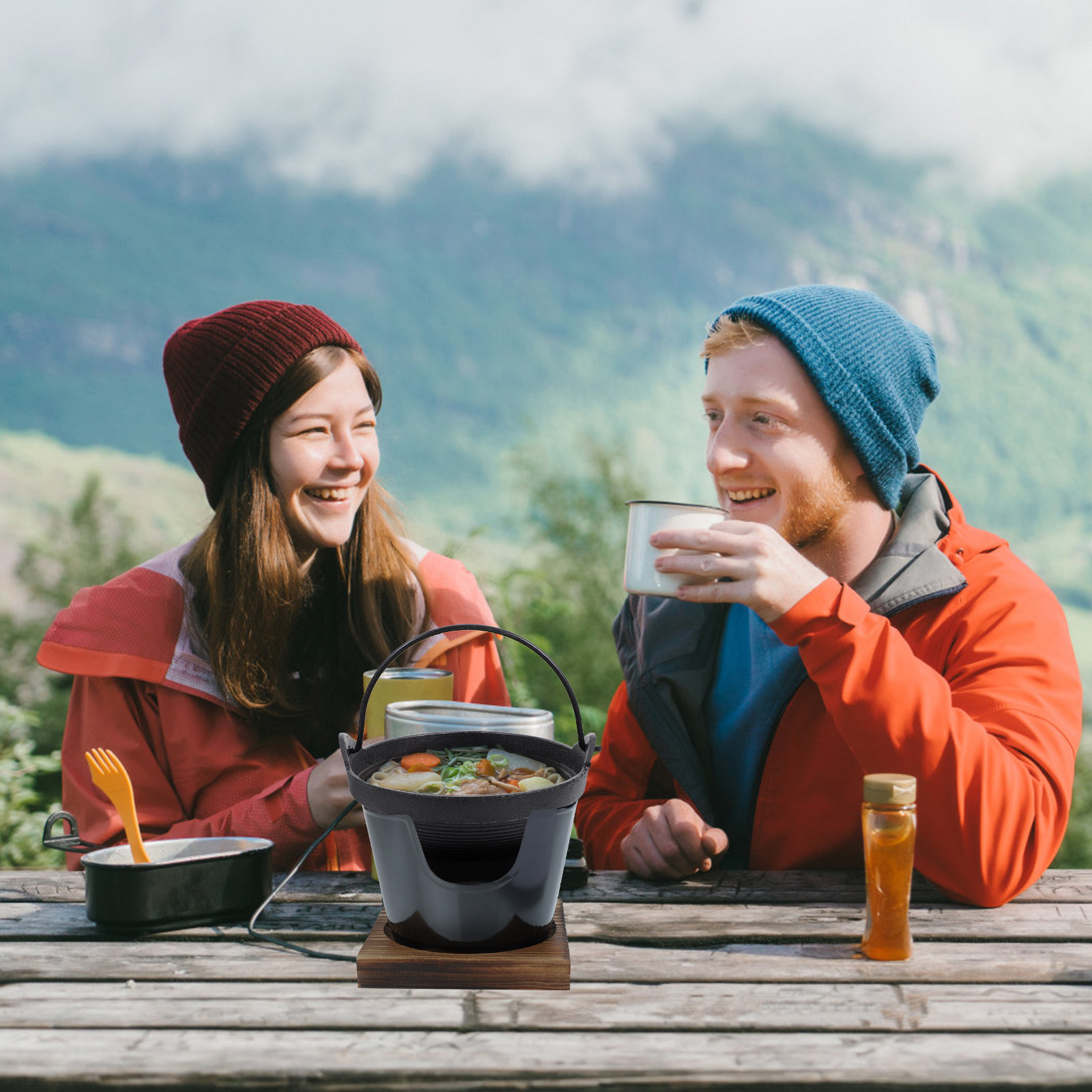 1 комплект чугунной посуды для – обзор и цена Japanese Camping Cooking