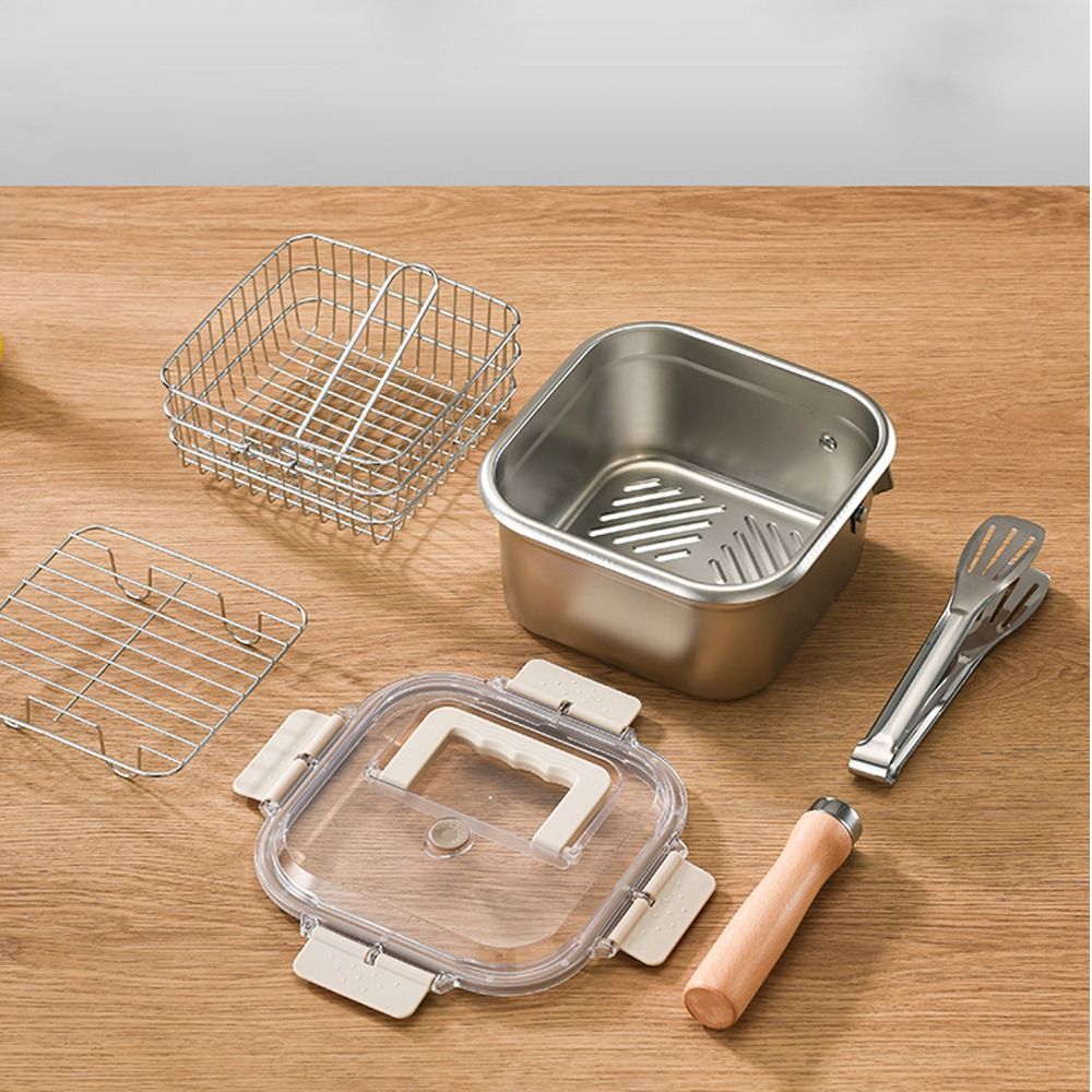 Портативная сковорода из нержа – обзор и цена Camping Cooking Gear Set