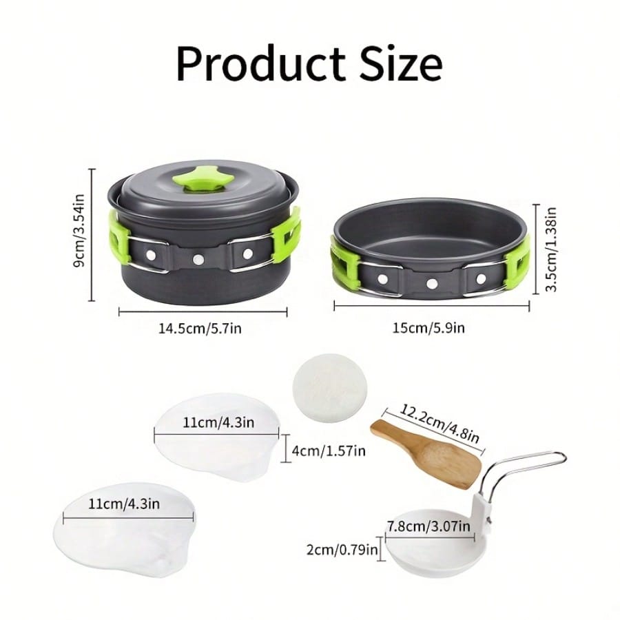 Набор для приготовления пищи в – обзор и цена Camping Cooking Gear Set