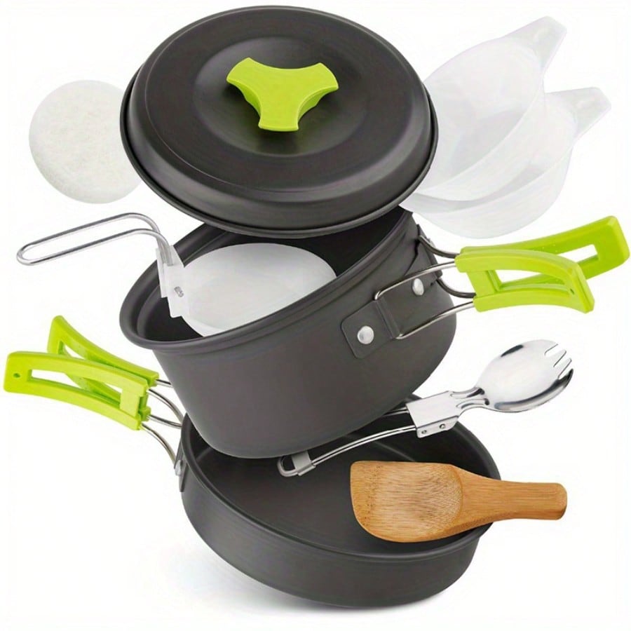 Набор для приготовления пищи в – обзор и цена Camping Cooking Gear Set
