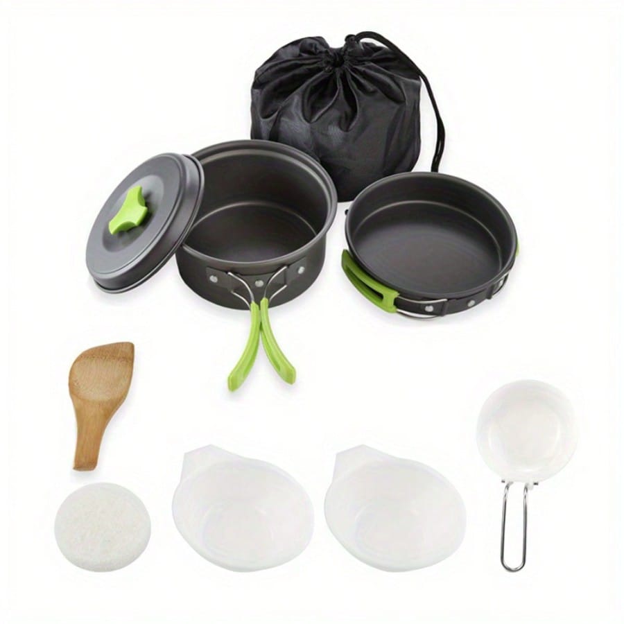 Набор для приготовления пищи в – обзор и цена Camping Cooking Gear Set