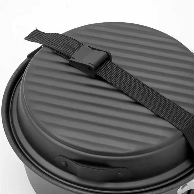 ABJO-5-комплект антипригарной  – обзор и цена Camping Cooking Set With Kettle