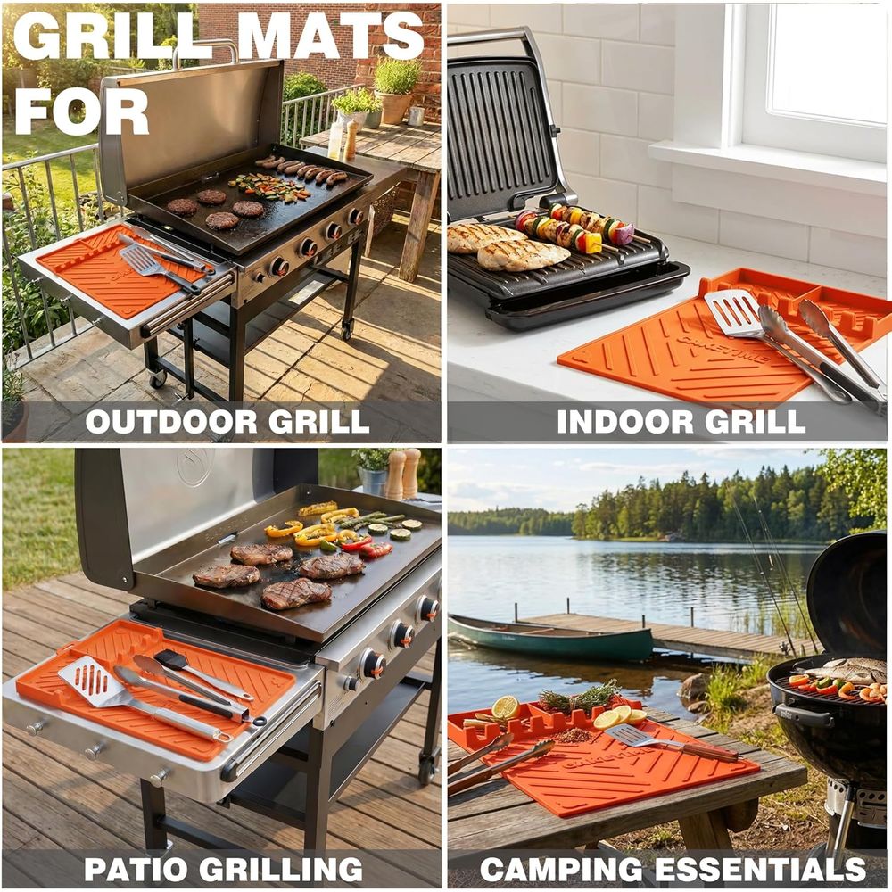 Силиконовые коврики для гриля  – обзор и цена Camping With Cooking