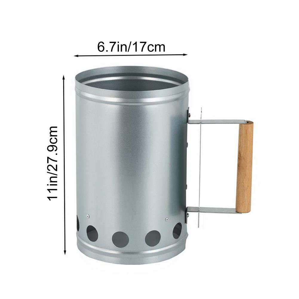 Стартер для розжига угля в вед – обзор и цена Charcoal Chimney Starter