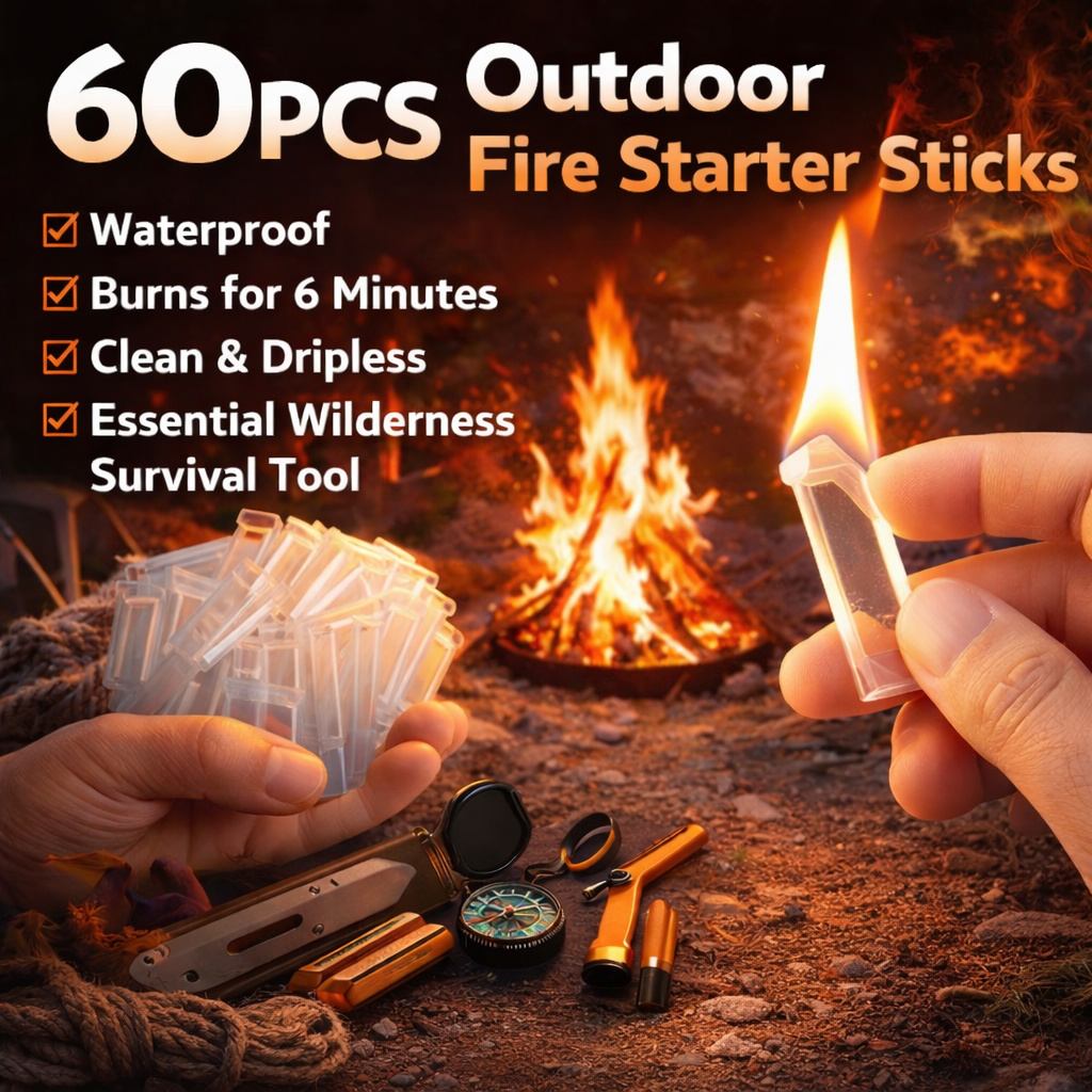 60 шт. водонепроницаемых воско – обзор и цена Fire Starter Cube