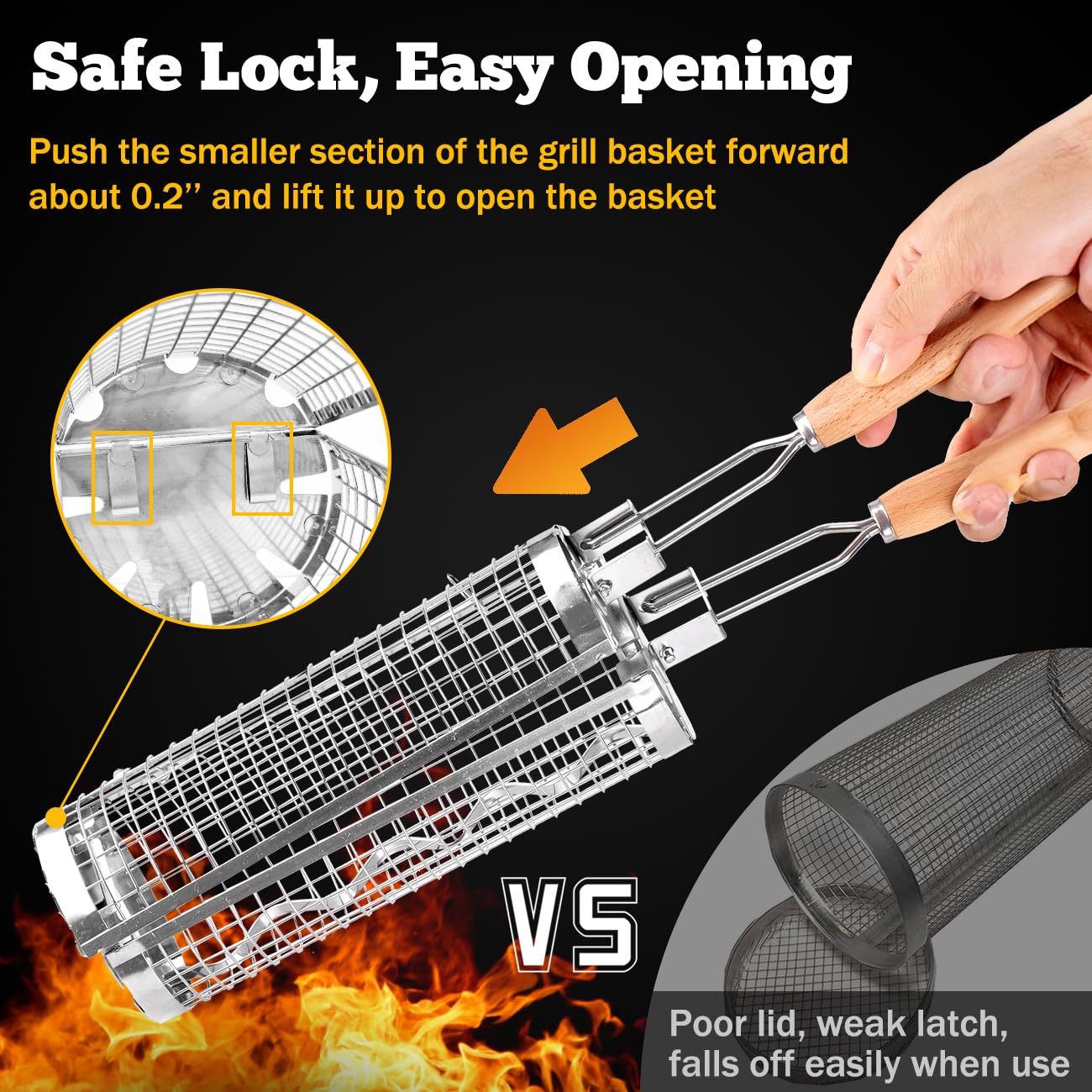 BUYYES корзина для барбекю, се – обзор и цена Camping Cooking Gadgets